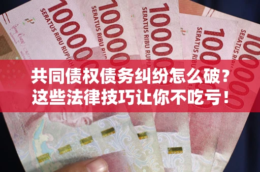 济南共同债权债务纠纷怎么破？这些法律技巧让你不吃亏！