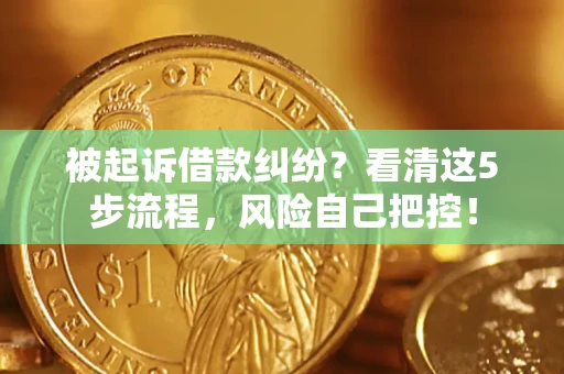 济南被起诉借款纠纷？看清这5步流程，风险自己把控！